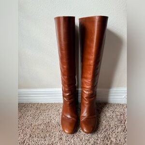❌❌SOLD❌❌ Tory Burch Brown Leather Knee-High Boots | Size 8.5